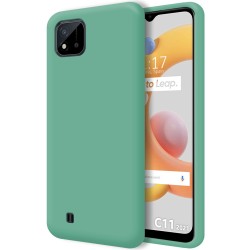 Funda Silicona Líquida Ultra Suave para Realme C11 2021 color Verde