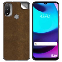 Pegatina Vinilo Autoadhesiva Textura Piel para Motorola Moto E20