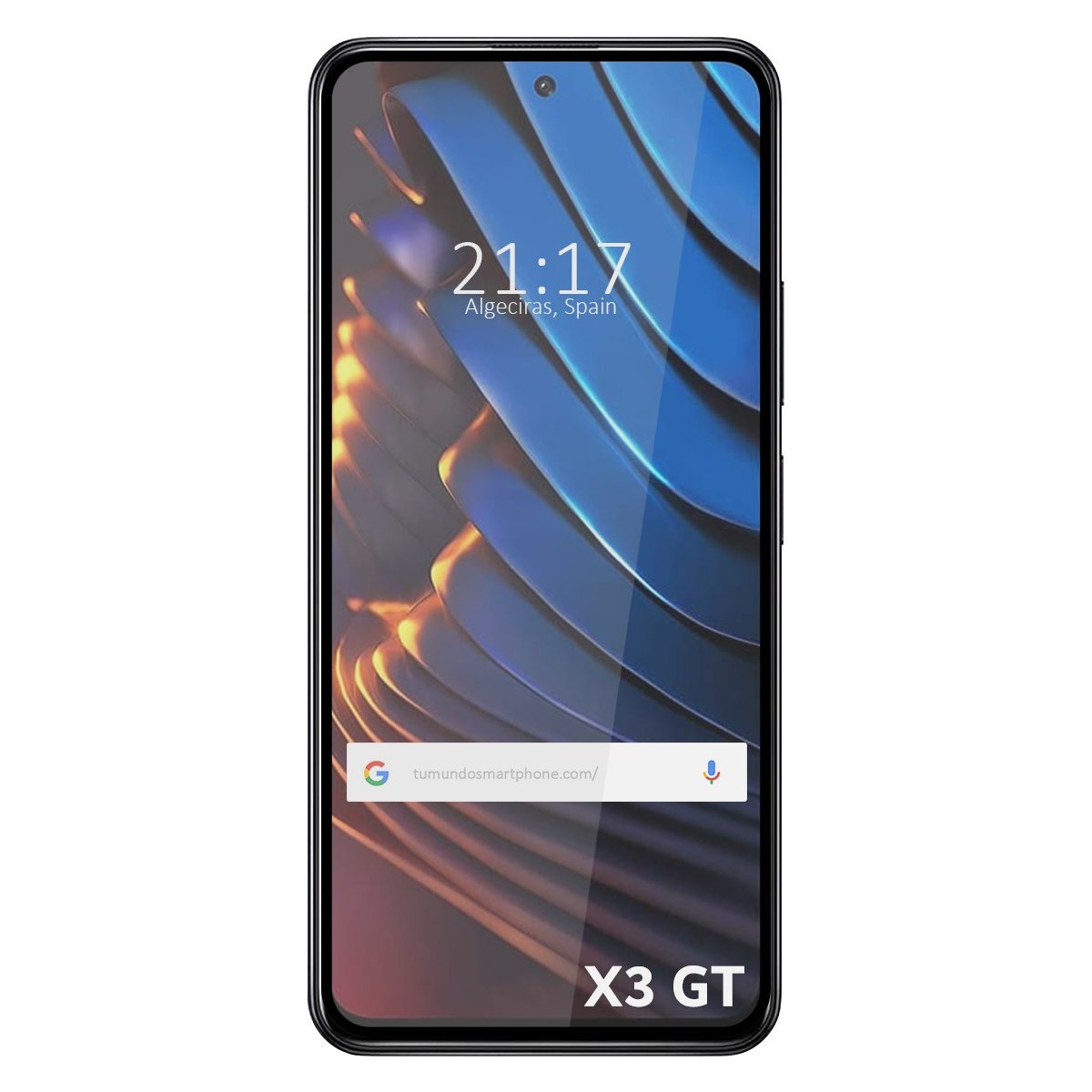 Protector Cristal Templado Completo 5D Full Glue Negro para Xiaomi POCO X3 GT 5G Vidrio