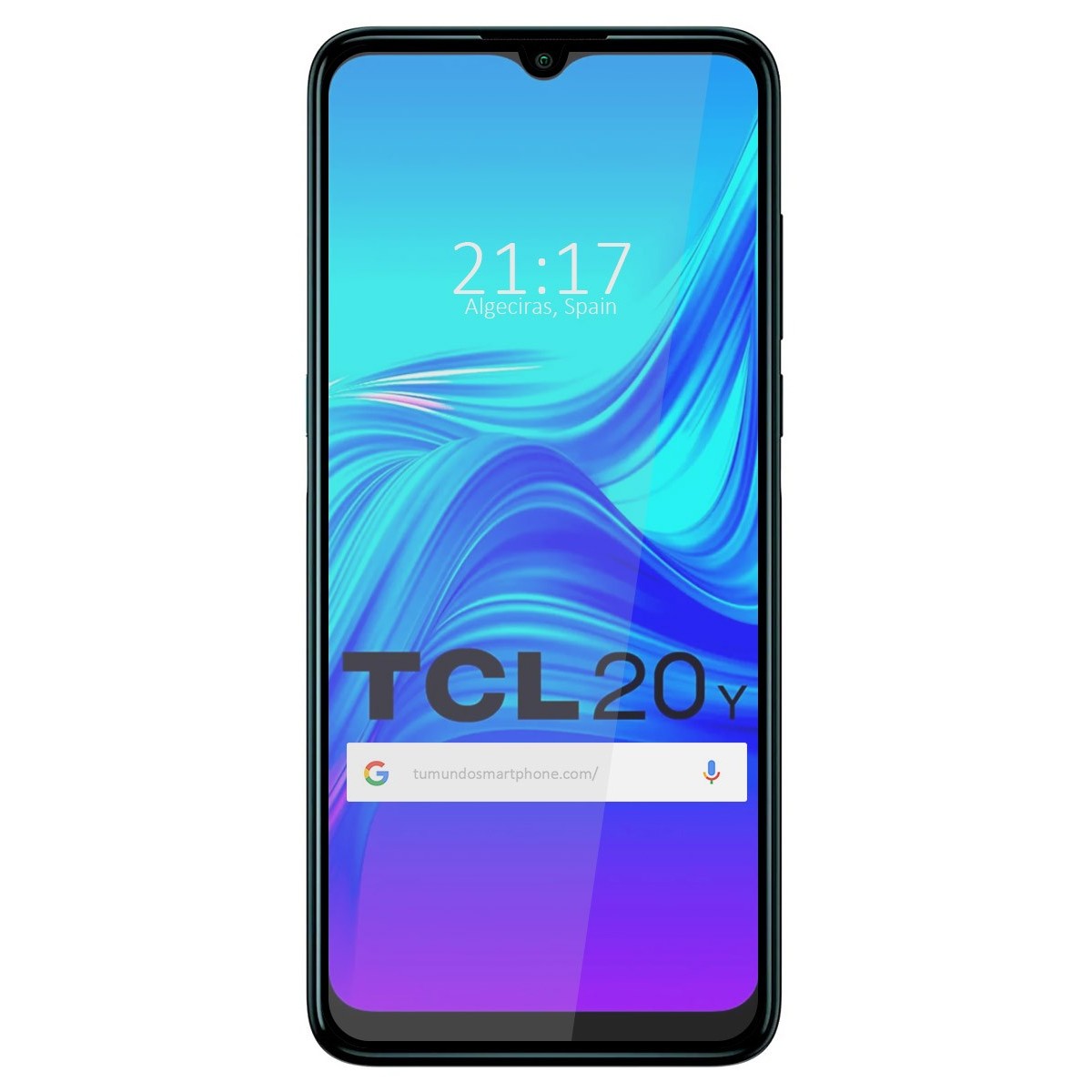 Protector Cristal Templado Completo 5D Full Glue Negro para TCL 20Y Vidrio