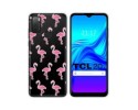 Funda Silicona Transparente para TCL 20Y diseño Flamenco Dibujos