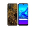 Funda Silicona Transparente para TCL 20Y diseño Hojas Dibujos