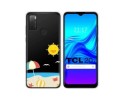 Funda Silicona Transparente para TCL 20Y diseño Playa Dibujos