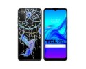 Funda Silicona Transparente para TCL 20Y diseño Plumas Dibujos