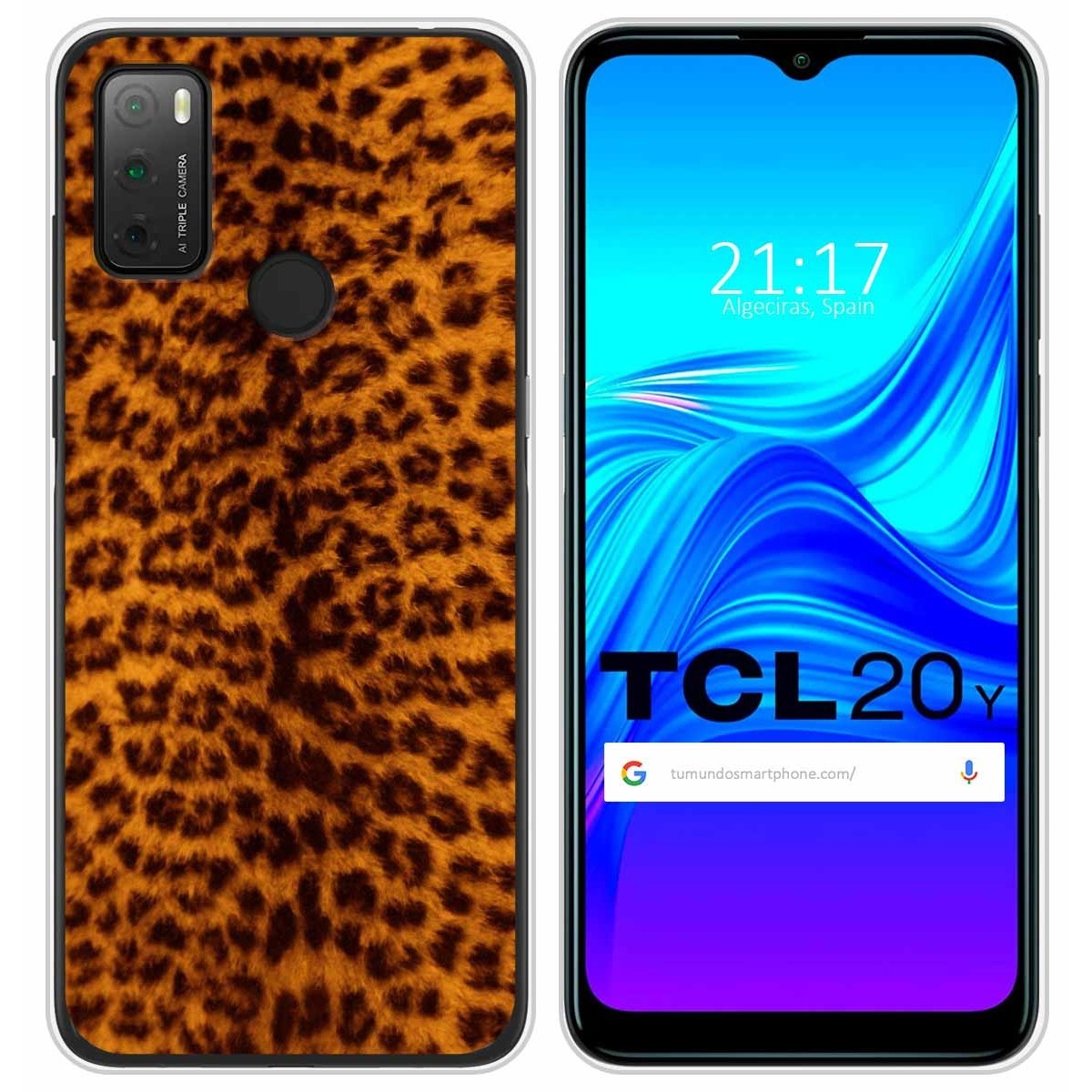 Funda Silicona para TCL 20Y diseño Animal 03 Dibujos