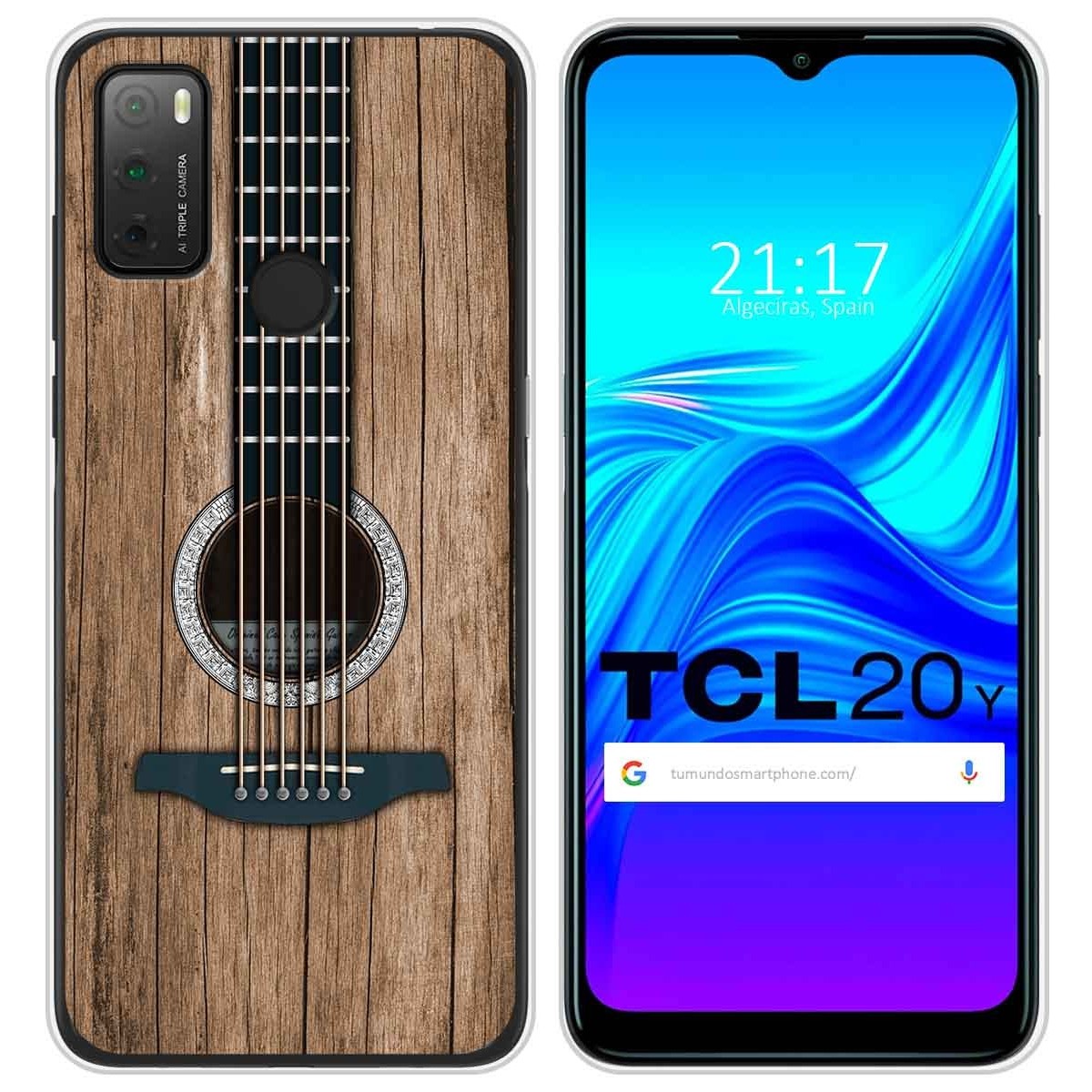 Funda Silicona para TCL 20Y diseño Madera 11 Dibujos