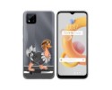 Funda Silicona Transparente para Realme C11 2021 diseño Avestruz Dibujos