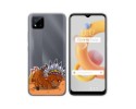 Funda Silicona Transparente para Realme C11 2021 diseño Bufalo Dibujos
