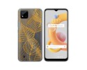 Funda Silicona Transparente para Realme C11 2021 diseño Hojas Dibujos