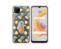 Funda Silicona Transparente para Realme C11 2021 diseño Piña Dibujos