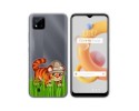 Funda Silicona Transparente para Realme C11 2021 diseño Tigre Dibujos