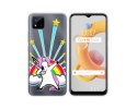 Funda Silicona Transparente para Realme C11 2021 diseño Unicornio Dibujos