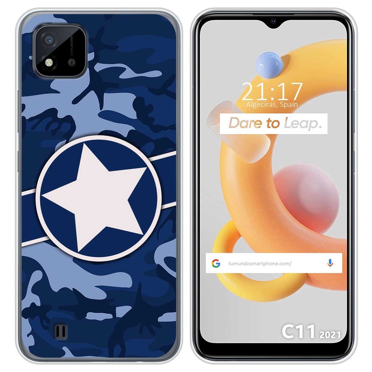 Funda Silicona para Realme C11 2021 diseño Camuflaje 03 Dibujos