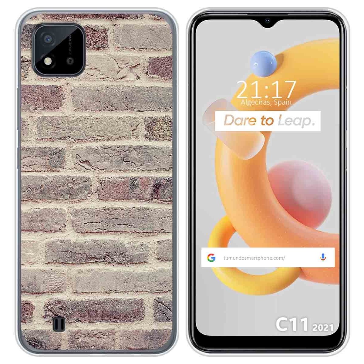 Funda Silicona para Realme C11 2021 diseño Ladrillo 01 Dibujos