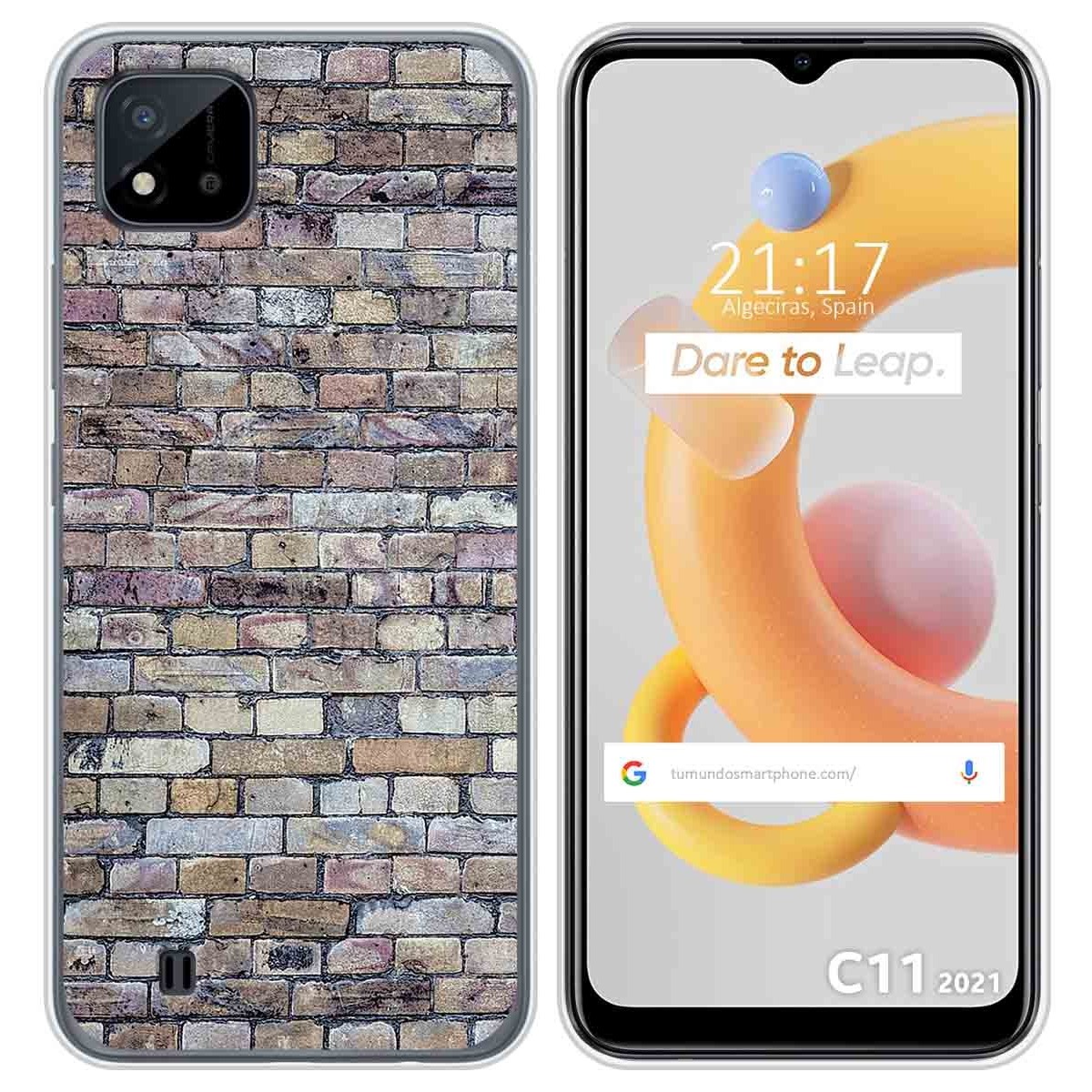 Funda Silicona para Realme C11 2021 diseño Ladrillo 02 Dibujos