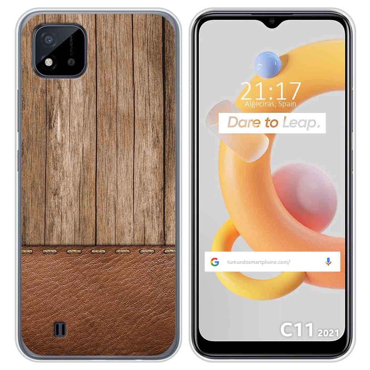 Funda Silicona para Realme C11 2021 diseño Madera 09 Dibujos
