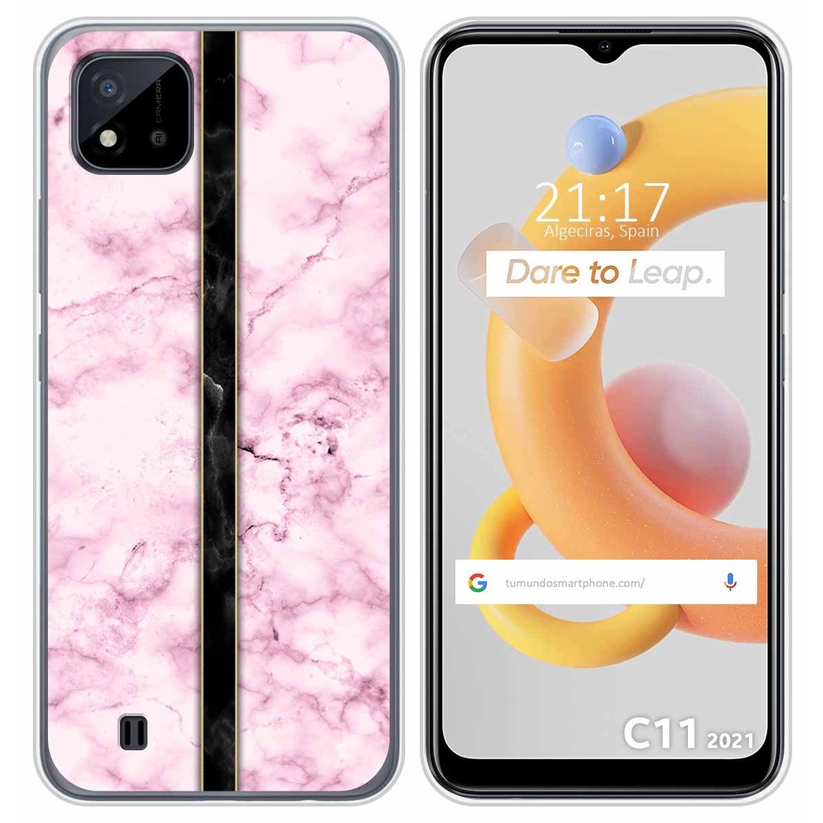 Funda Silicona para Realme C11 2021 diseño Mármol 04 Dibujos