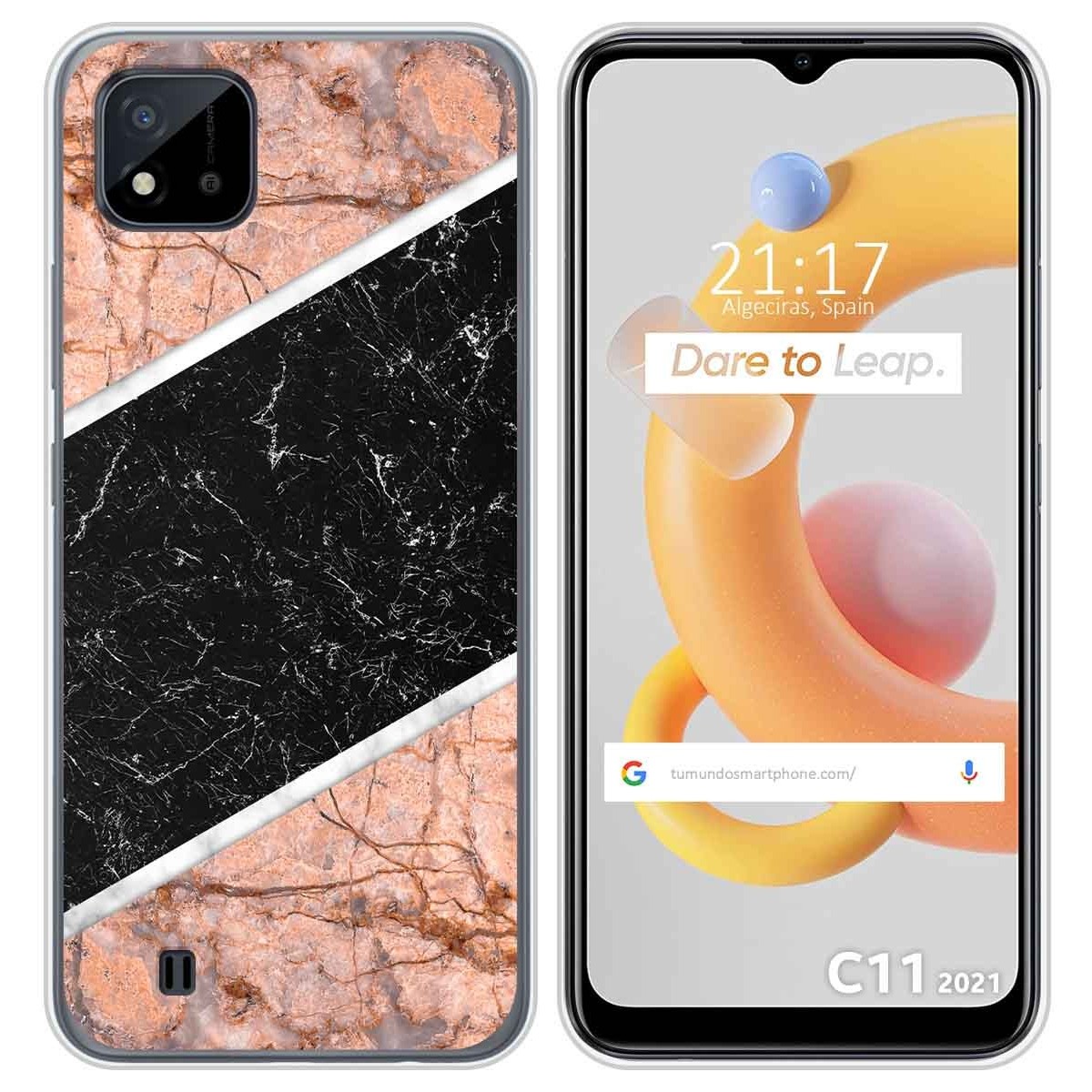 Funda Silicona para Realme C11 2021 diseño Mármol 07 Dibujos