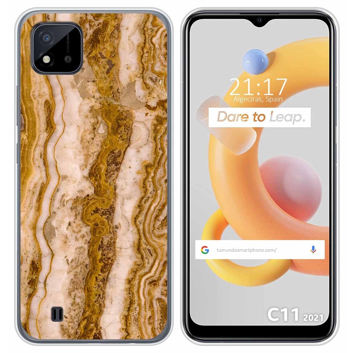 Funda Silicona para Realme C11 2021 diseño Mármol 10 Dibujos
