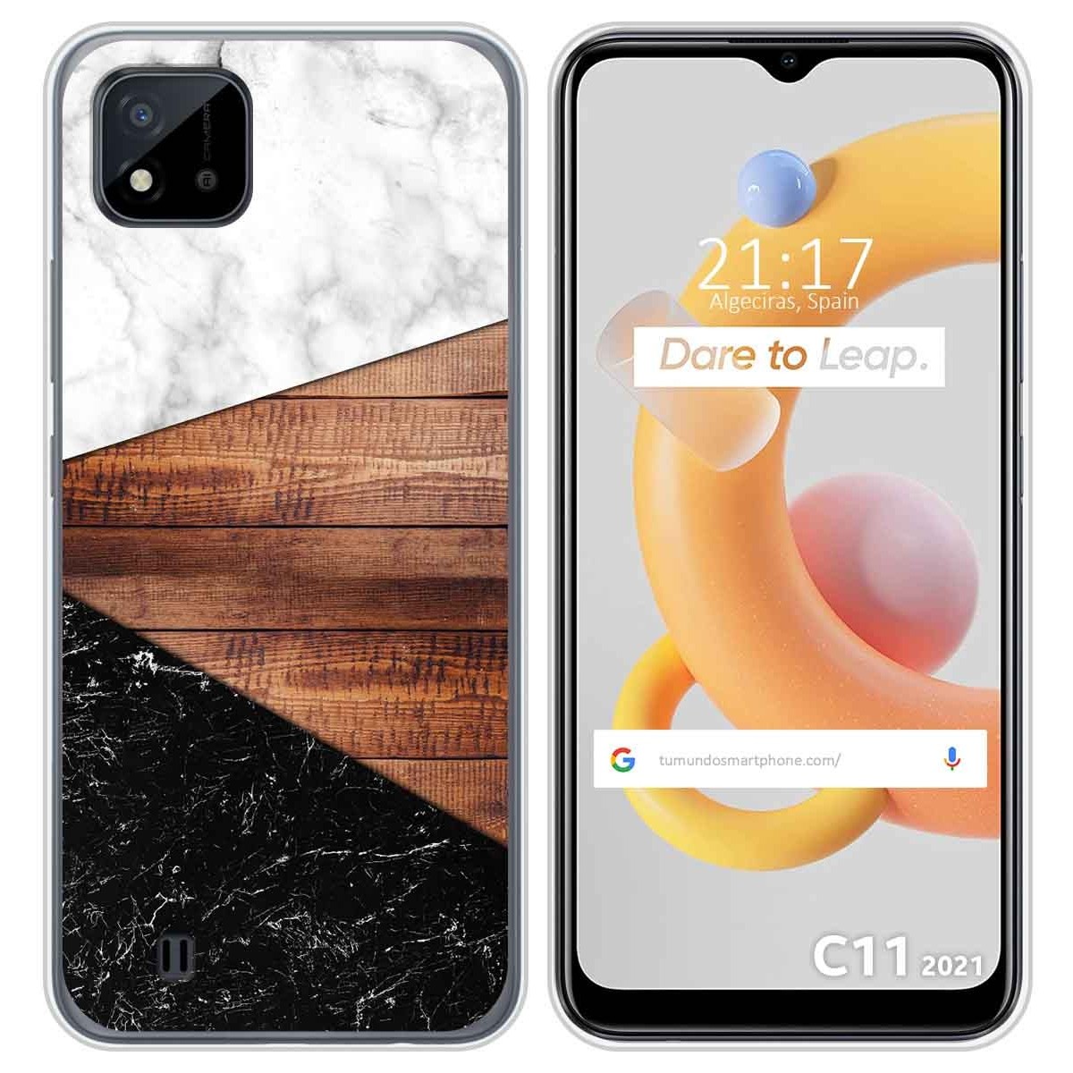 Funda Silicona para Realme C11 2021 diseño Mármol 11 Dibujos
