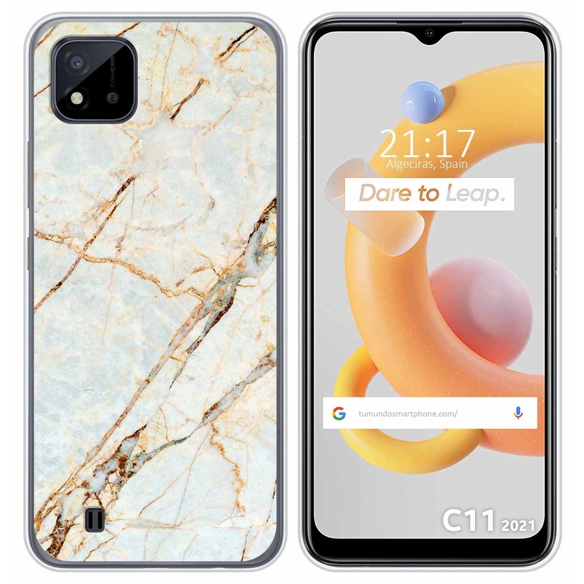 Funda Silicona para Realme C11 2021 diseño Mármol 13 Dibujos