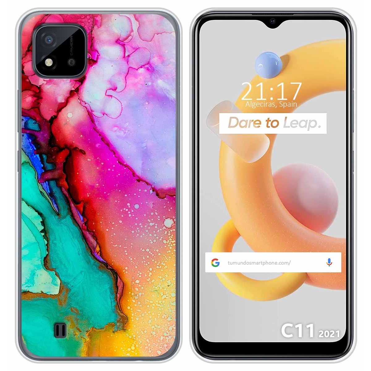 Funda Silicona para Realme C11 2021 diseño Mármol 15 Dibujos