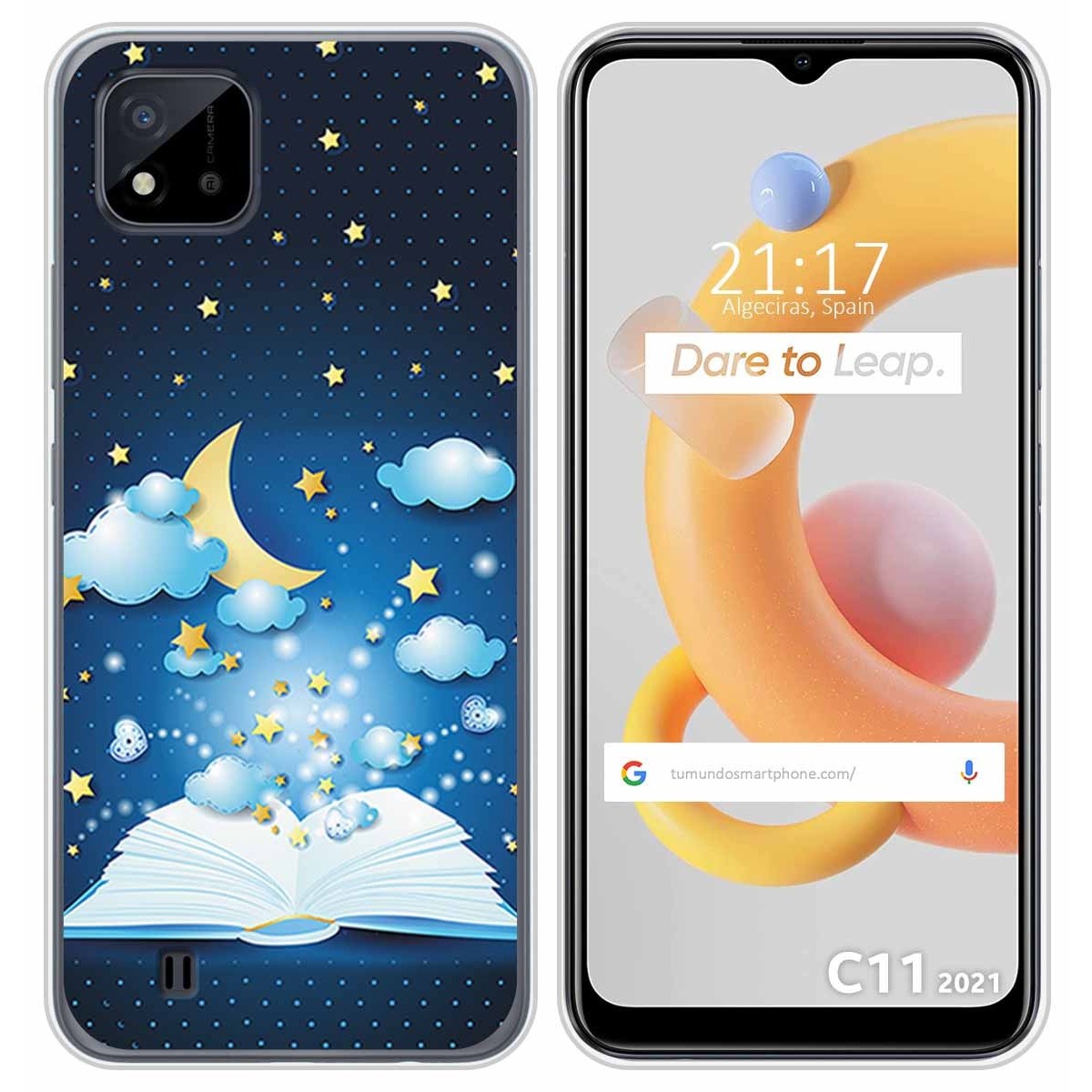 Funda Silicona para Realme C11 2021 diseño Libro Cuentos Dibujos