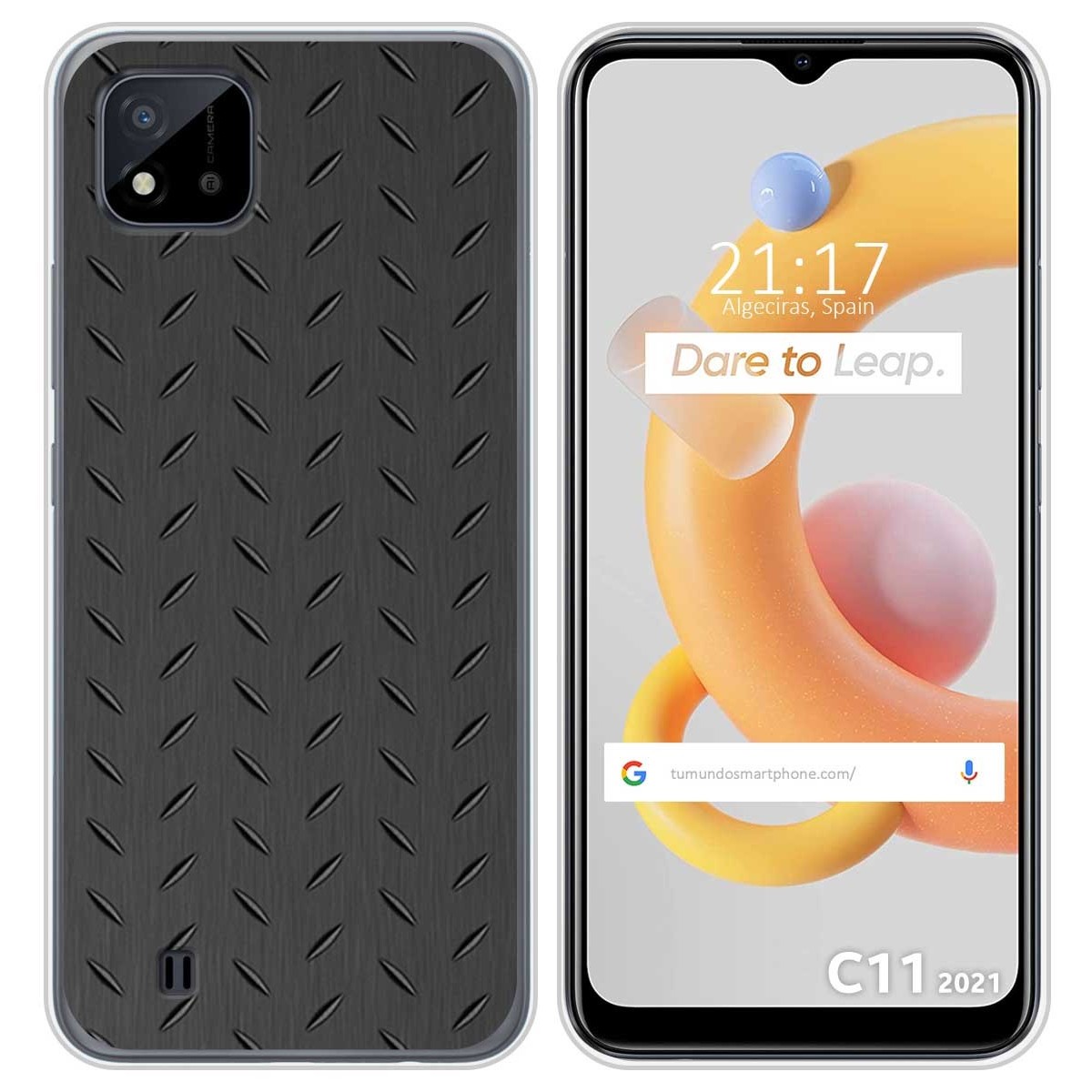 Funda Silicona para Realme C11 2021 diseño Metal Dibujos