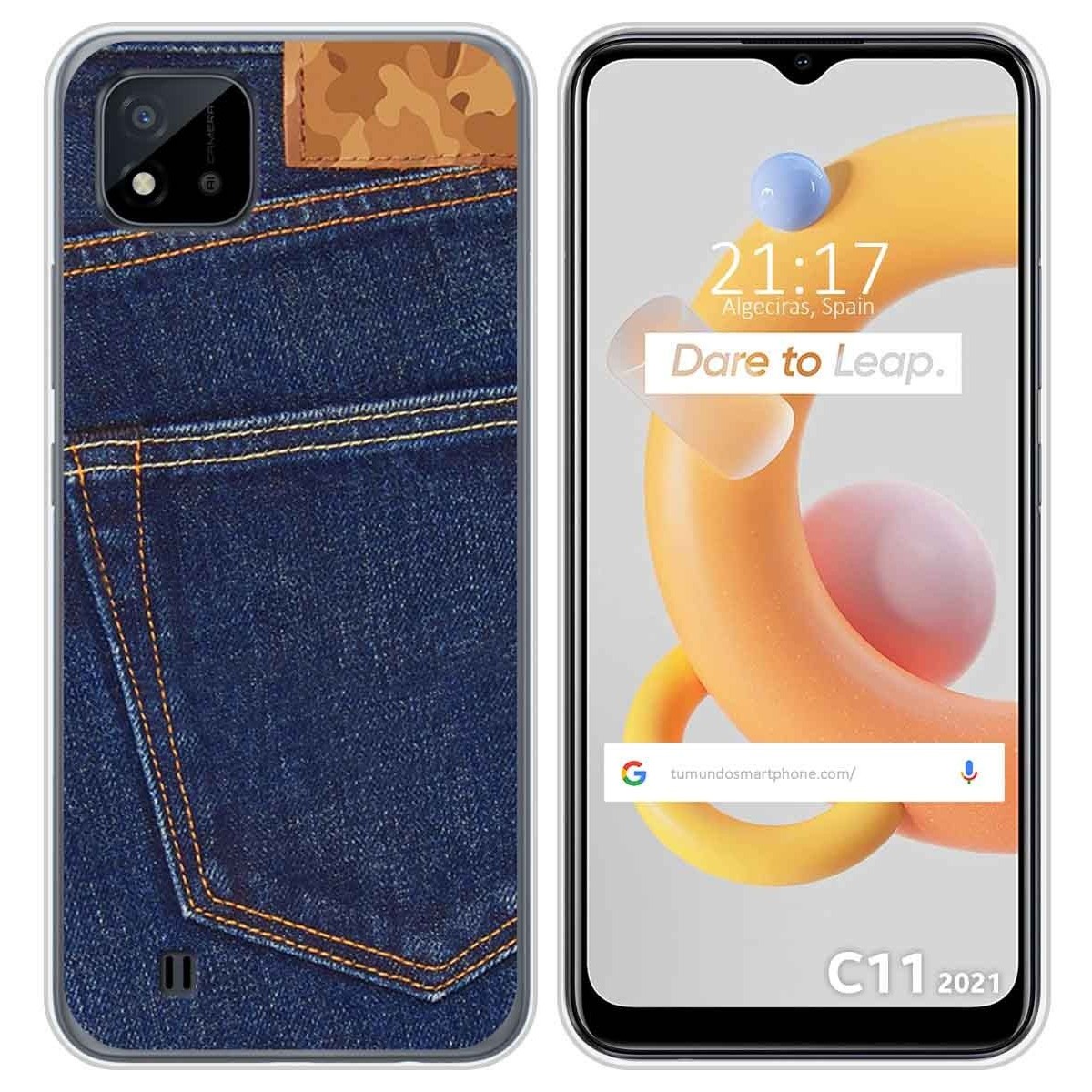 Funda Silicona para Realme C11 2021 diseño Vaquero Dibujos
