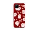 Funda Silicona Líquida Roja para Realme C11 2021 diseño Cerdos Dibujos