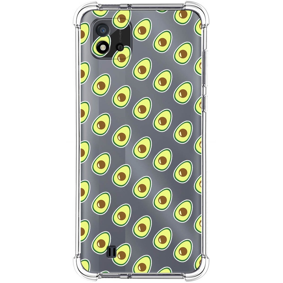 Funda Silicona Antigolpes para Realme C11 2021 diseño Aguacate Dibujos