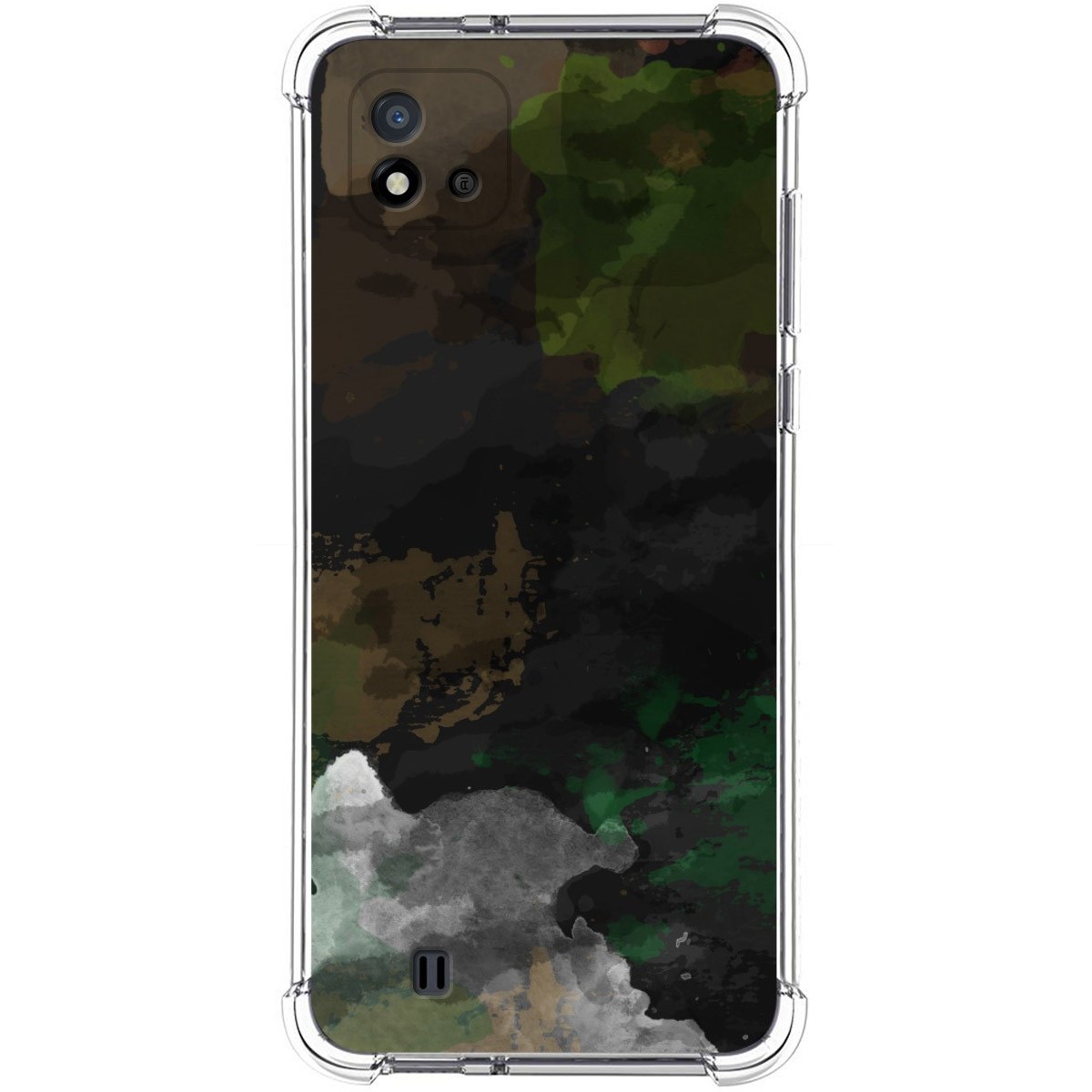 Funda Silicona Antigolpes para Realme C11 2021 diseño Acuarela 12 Dibujos