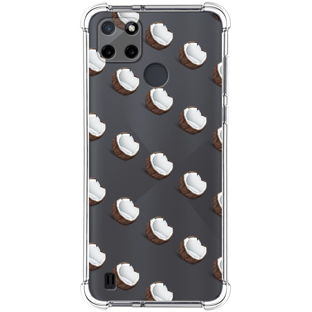 Funda Silicona Antigolpes para Realme C21Y / C25Y diseño Cocos Dibujos