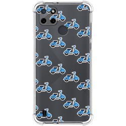 Funda Silicona Antigolpes para Realme C21Y / C25Y diseño Scooter Dibujos