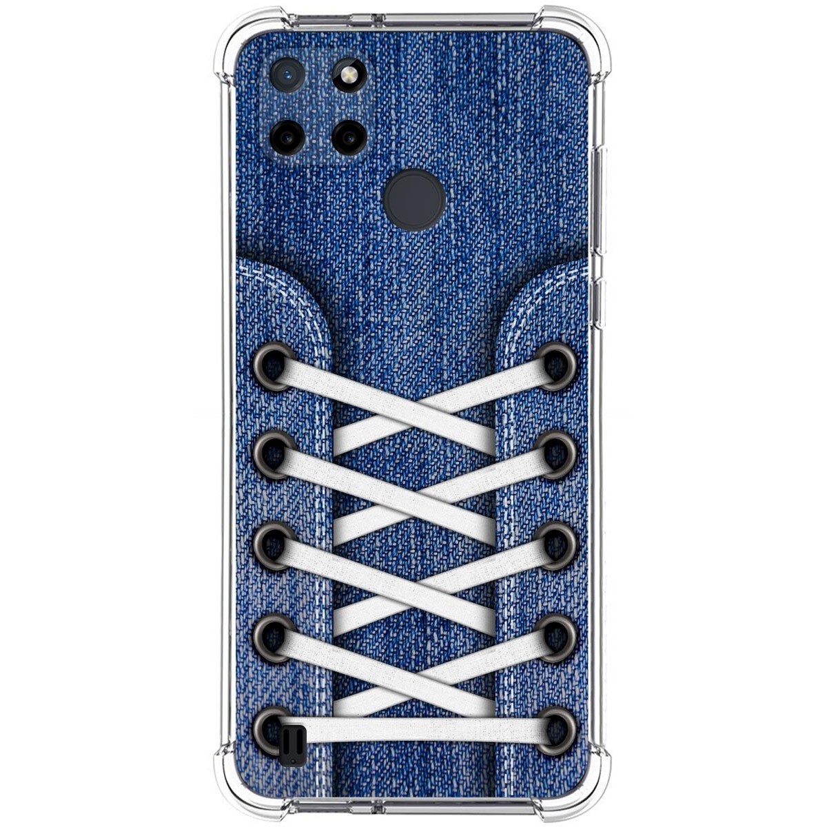 Funda Silicona Antigolpes para Realme C21Y / C25Y diseño Zapatillas 01 Dibujos