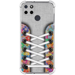 Funda Silicona Antigolpes para Realme C21Y / C25Y diseño Zapatillas 04 Dibujos