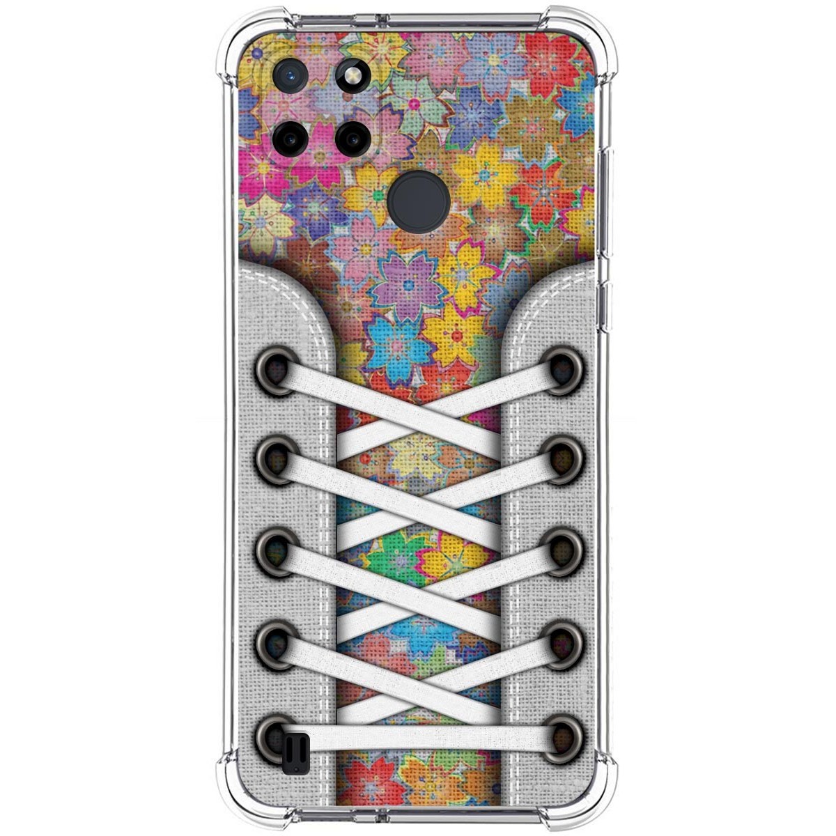 Funda Silicona Antigolpes para Realme C21Y / C25Y diseño Zapatillas 05 Dibujos