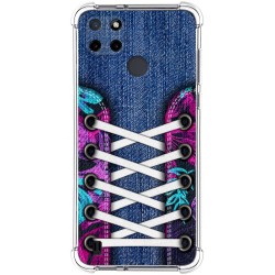 Funda Silicona Antigolpes para Realme C21Y / C25Y diseño Zapatillas 06 Dibujos