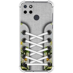 Funda Silicona Antigolpes para Realme C21Y / C25Y diseño Zapatillas 08 Dibujos