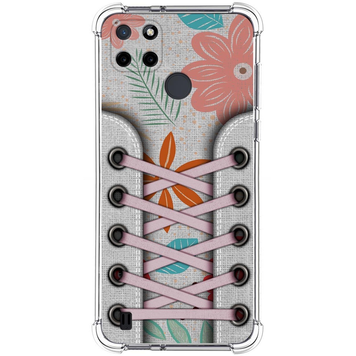 Funda Silicona Antigolpes para Realme C21Y / C25Y diseño Zapatillas 09 Dibujos