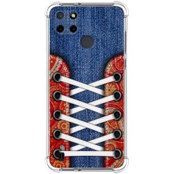 Funda Silicona Antigolpes para Realme C21Y / C25Y diseño Zapatillas 11 Dibujos