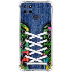 Funda Silicona Antigolpes para Realme C21Y / C25Y diseño Zapatillas 13 Dibujos