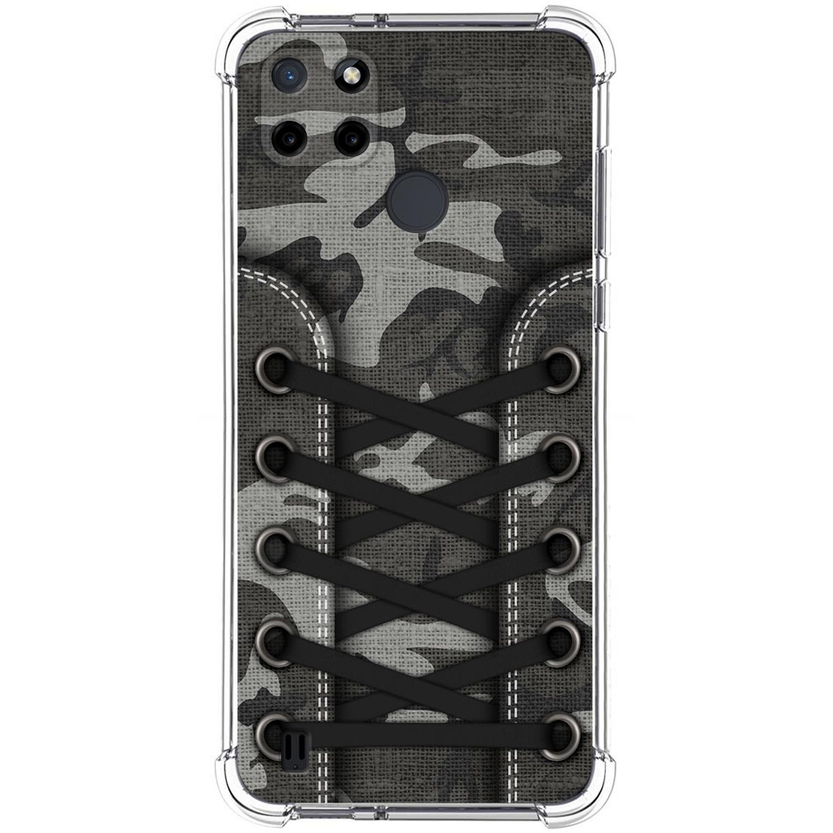 Funda Silicona Antigolpes para Realme C21Y / C25Y diseño Zapatillas 15 Dibujos