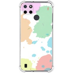 Funda Silicona Antigolpes para Realme C21Y / C25Y diseño Acuarela 05 Dibujos