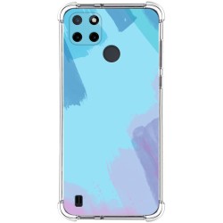 Funda Silicona Antigolpes para Realme C21Y / C25Y diseño Acuarela 10 Dibujos