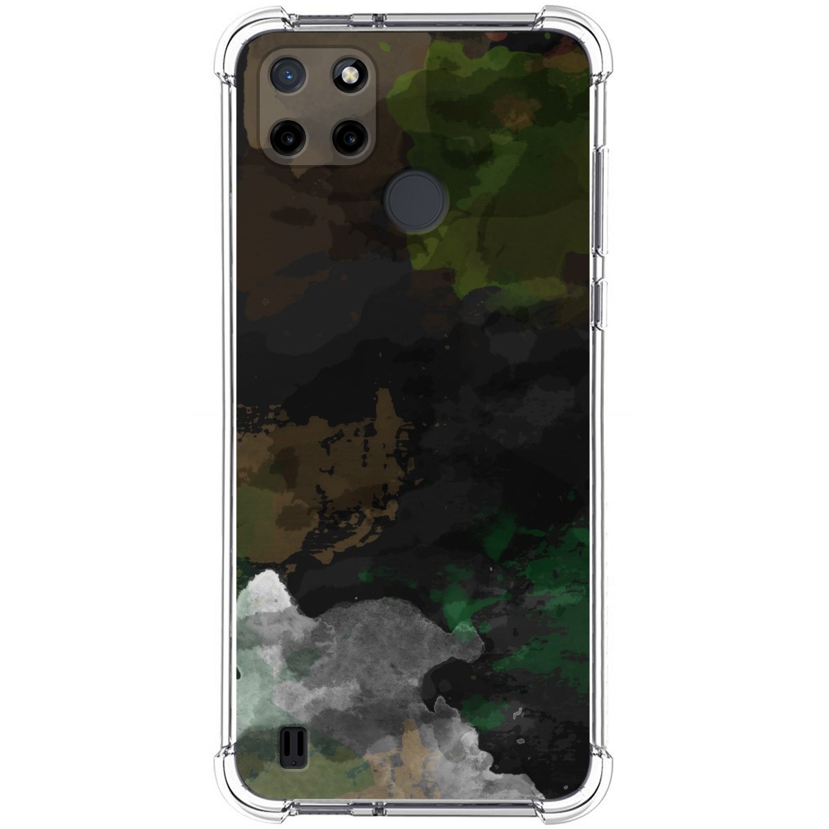 Funda Silicona Antigolpes para Realme C21Y / C25Y diseño Acuarela 12 Dibujos