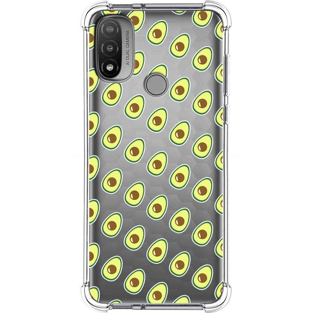 Funda Silicona Antigolpes para Motorola Moto E20 diseño Aguacate Dibujos