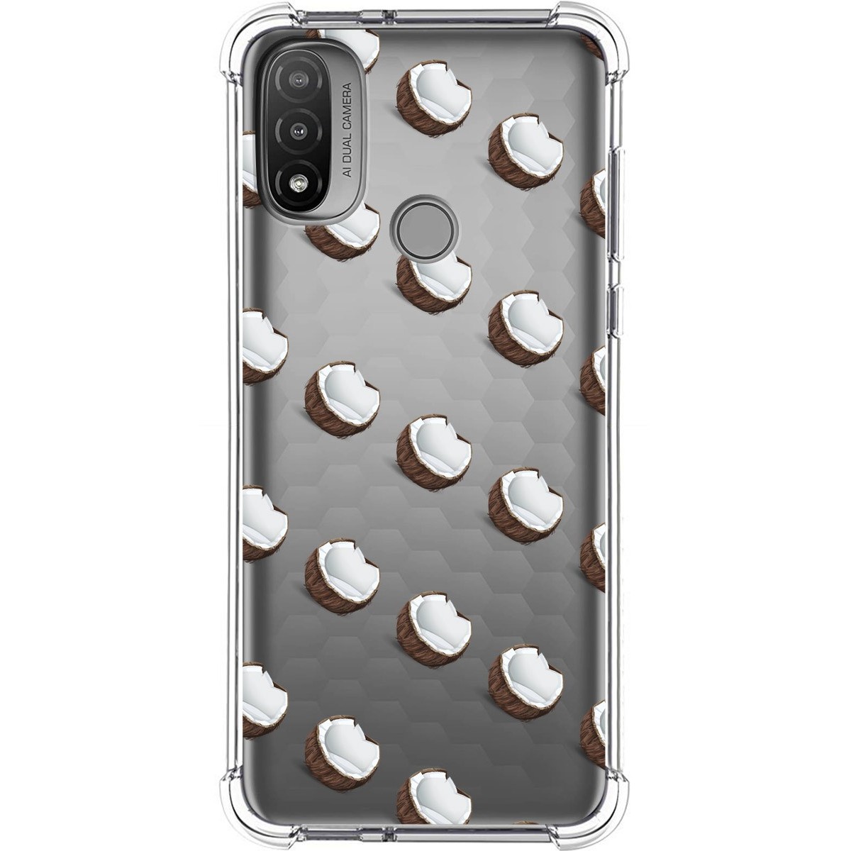 Funda Silicona Antigolpes para Motorola Moto E20 diseño Cocos Dibujos