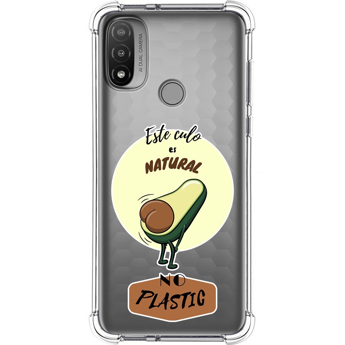 Funda Silicona Antigolpes para Motorola Moto E20 diseño Culo Natural Dibujos