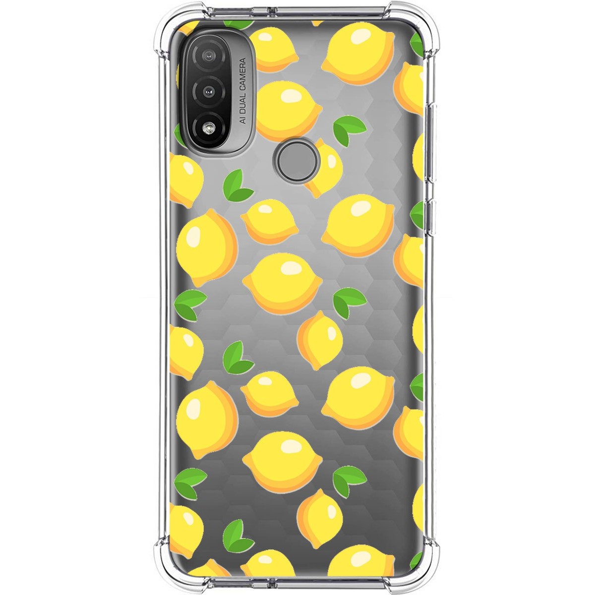 Funda Silicona Antigolpes para Motorola Moto E20 diseño Limones Dibujos